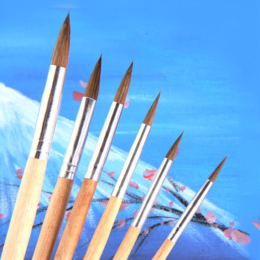 Woodworking Hobby Kits - Juego de pinceles de pelo de