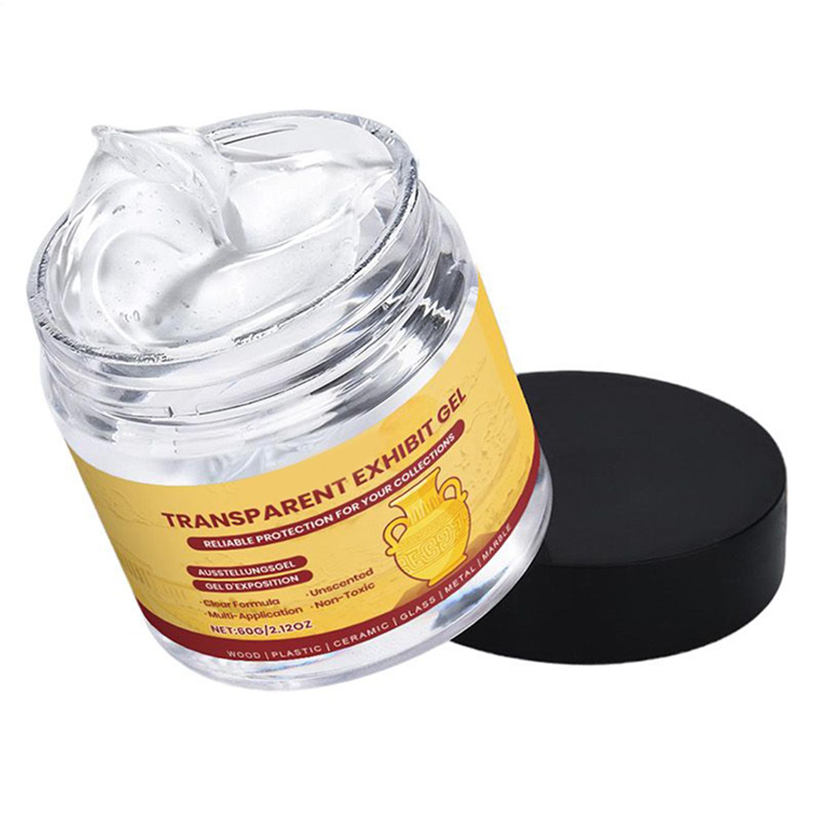 Woodworking Glue - Gel Transparente Removible para Exhibiciones de