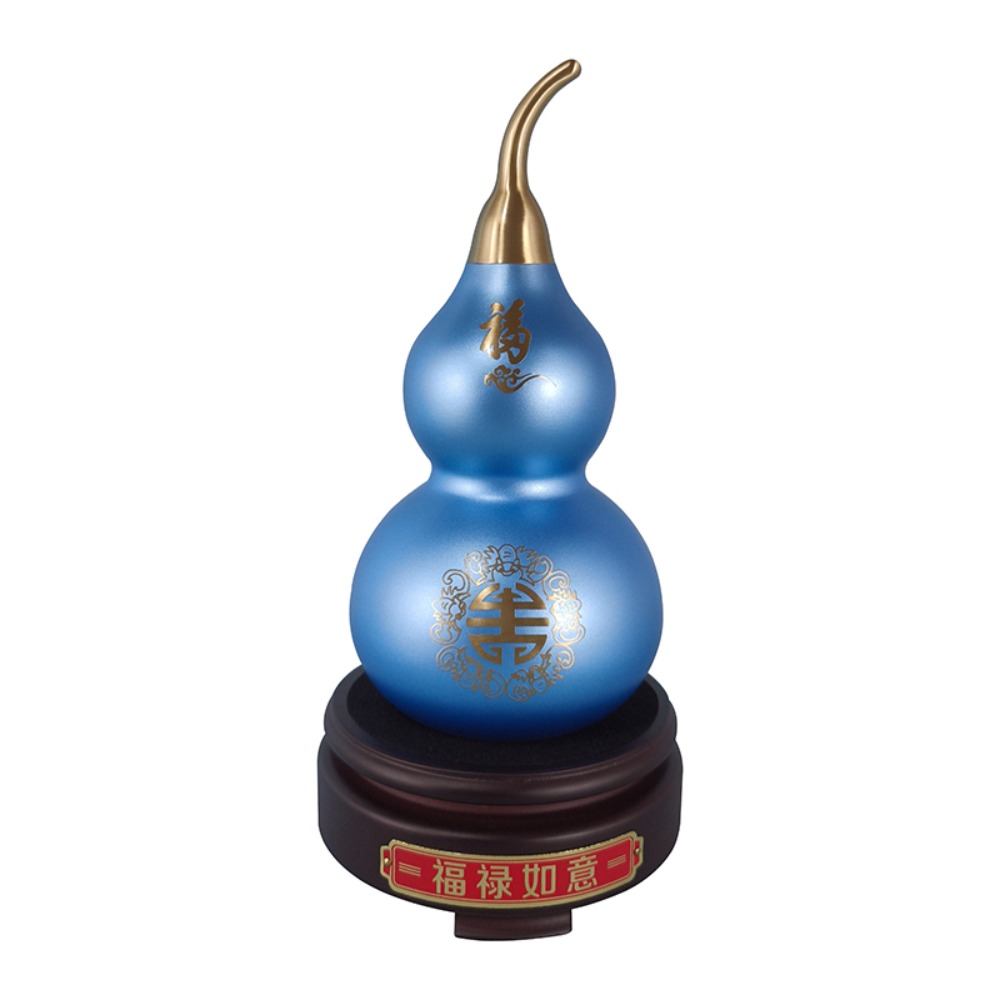 Woodworking Novel - Pequeño adorno artesanal de calabaza china,