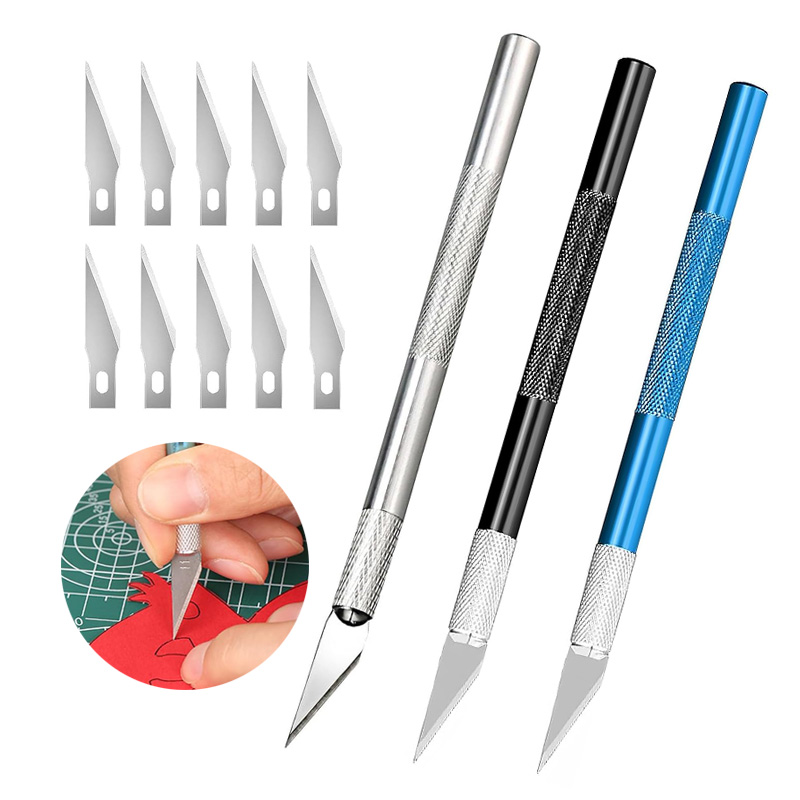 Woodworking Hobby Kits - Juego de cuchillos artesanales para tallar,