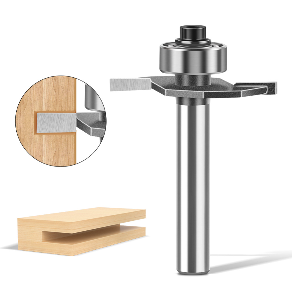 Router Bits For Woodworking - Fresa de ranurado en T de
