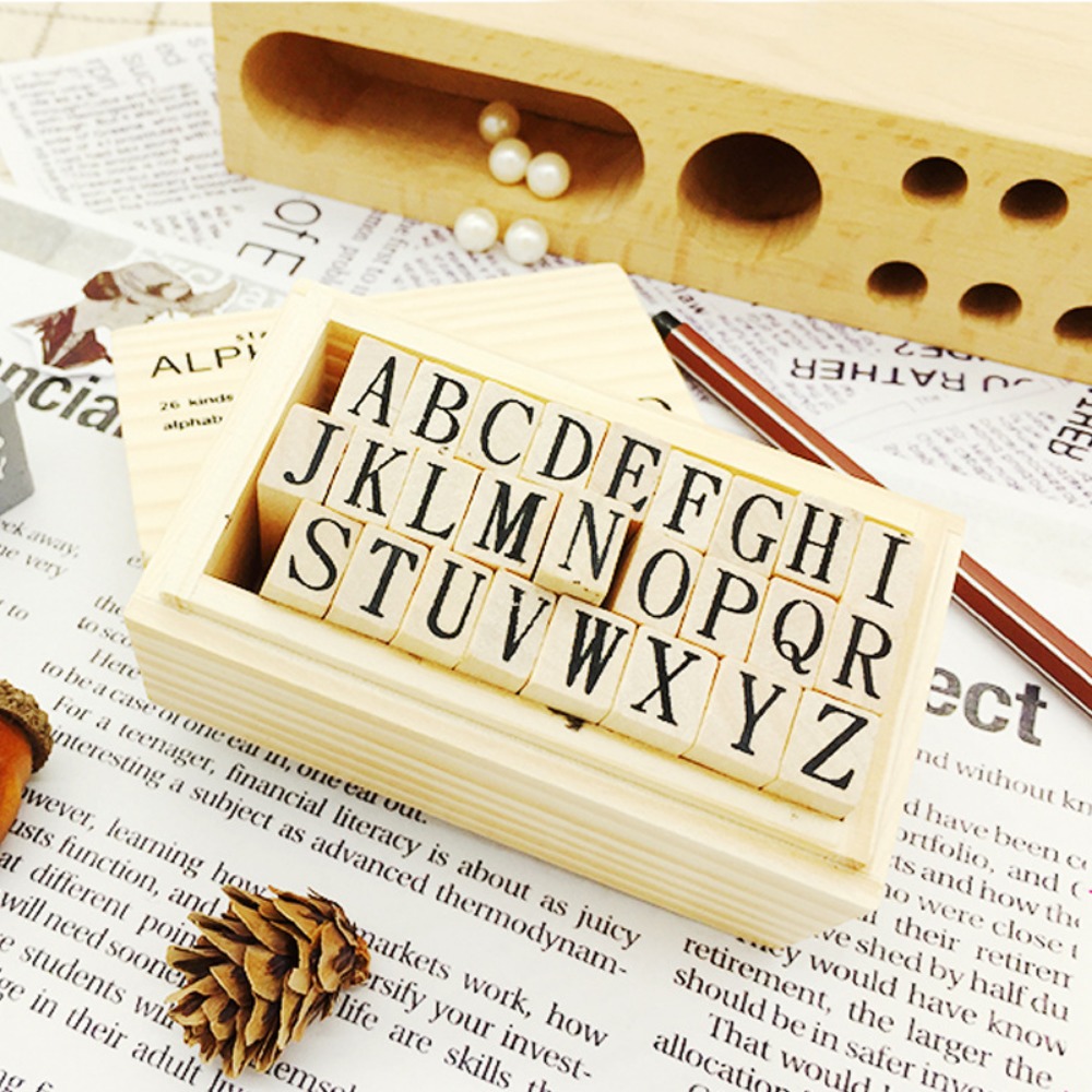 Woodworking Logos - Juego de sellos de números y