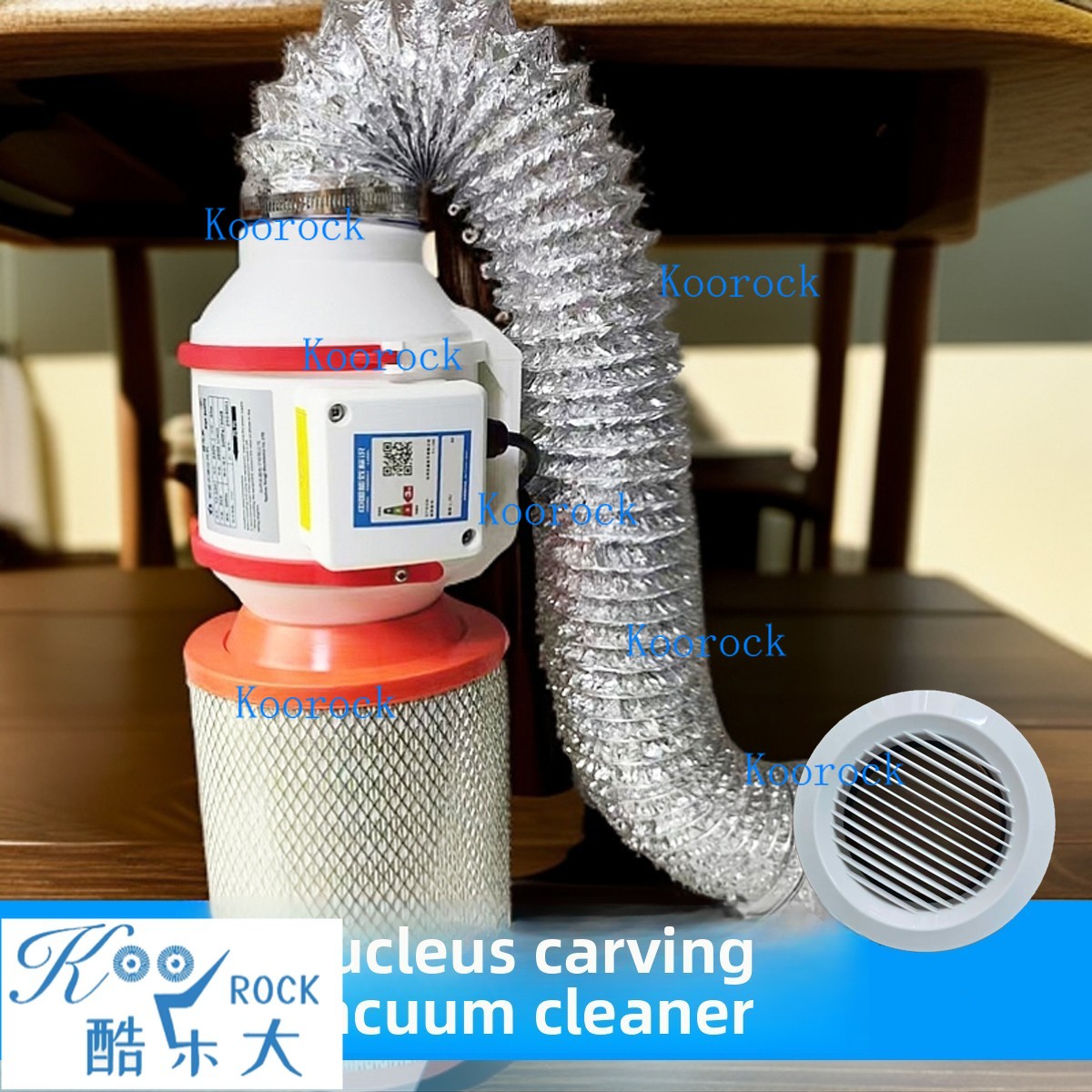 Vacuum Woodworking - Nuevo Colector de polvo para uñas,