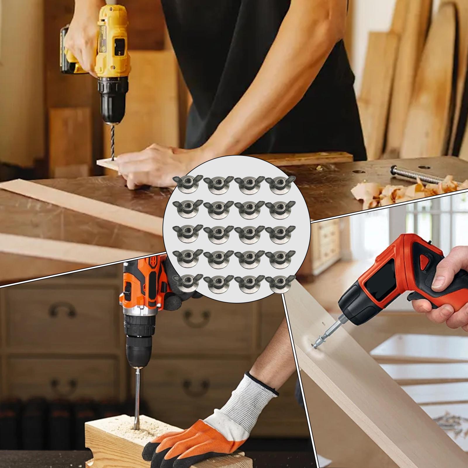 Woodworking Kits For Adults - Kit de tuercas de ala, pernos