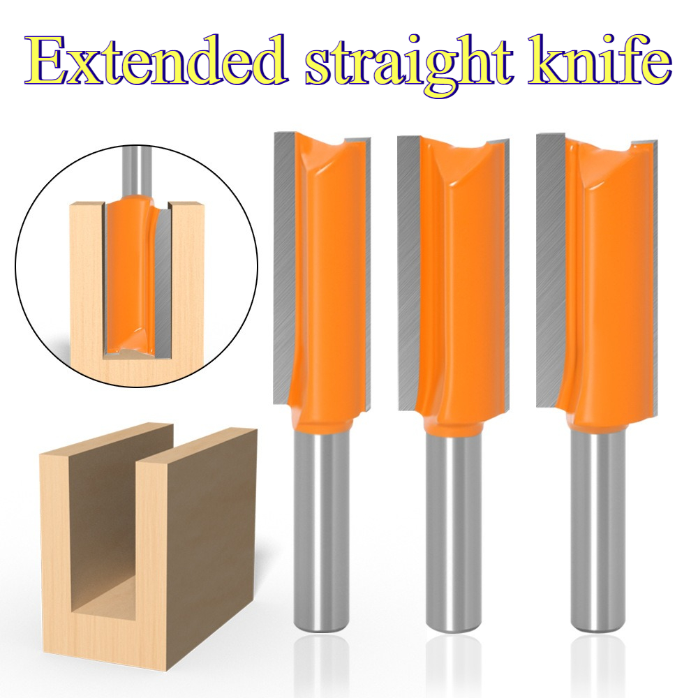 Router Bits For Woodworking - Fresa recta para router, con vástago