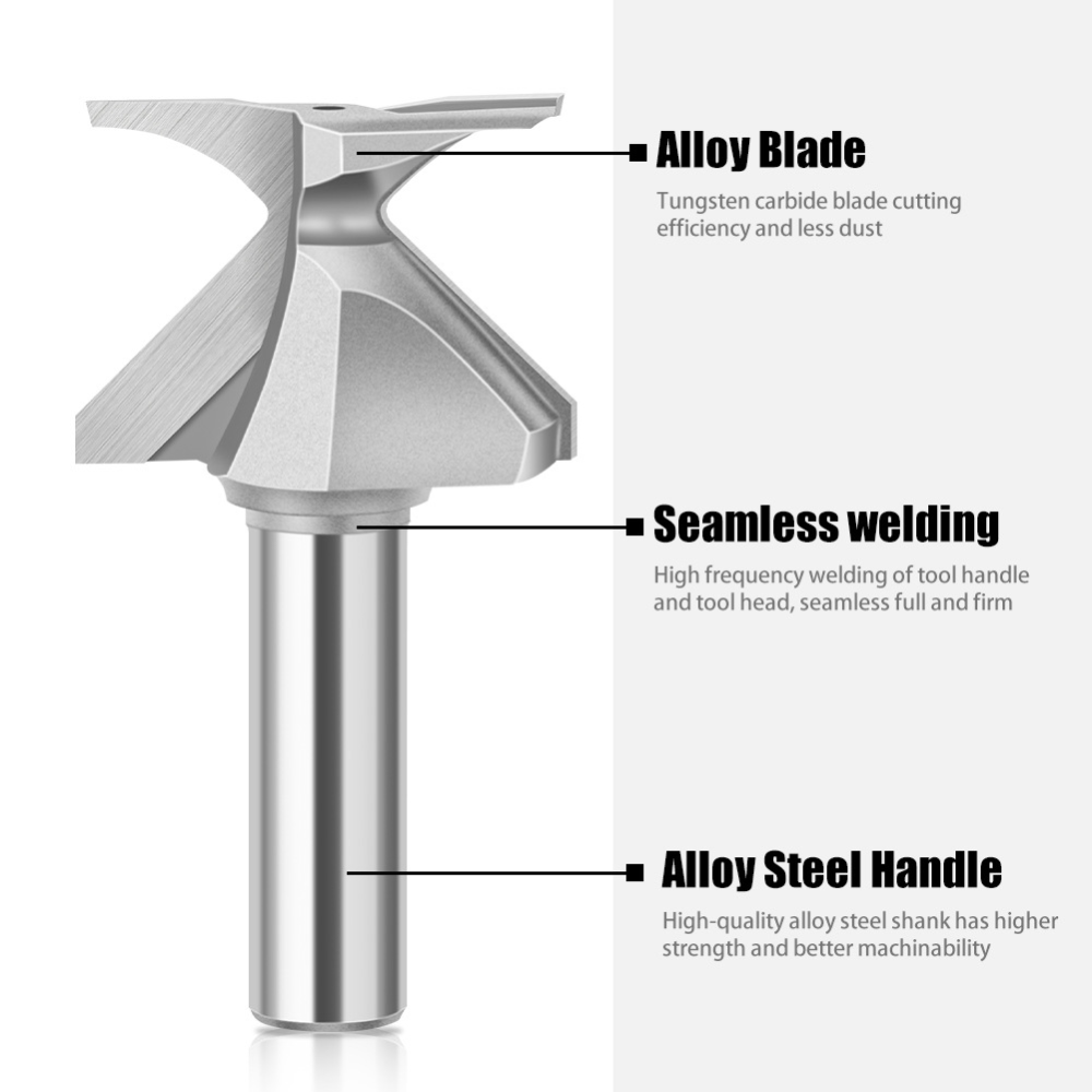 Broca de fresado de 1/2 pulgad - Router Bits For Woodworking reseña y precio