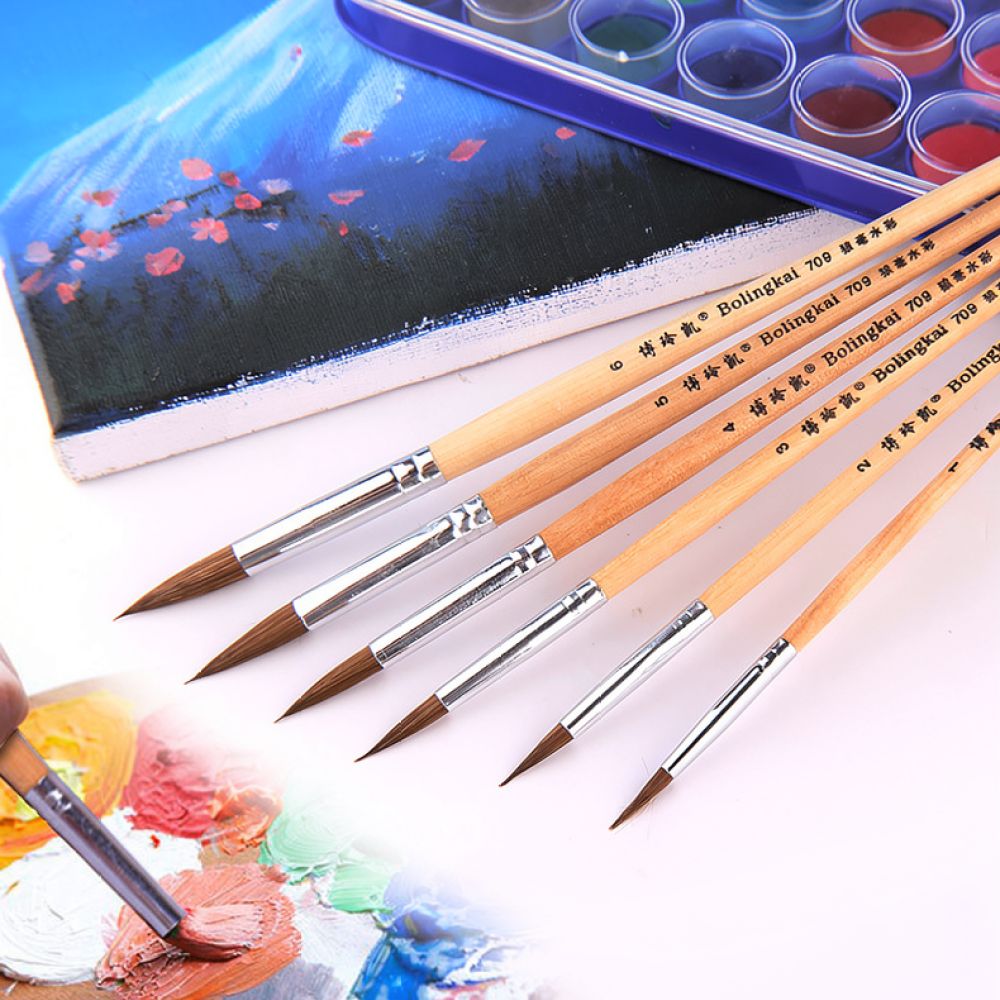 Juego de pinceles de pelo de l - Woodworking Hobby Kits reseña y precio