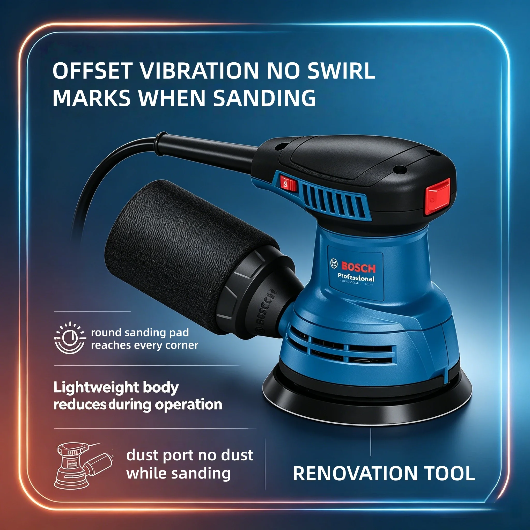 Lijadora Orbital Multifunciona - Woodworking Machine reseña y precio