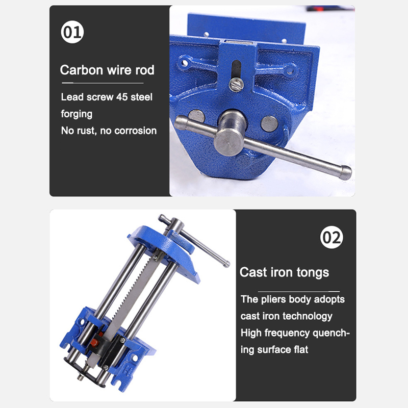 Tornillo de banco para carpint - Woodworking Vice Quick Release reseña y precio