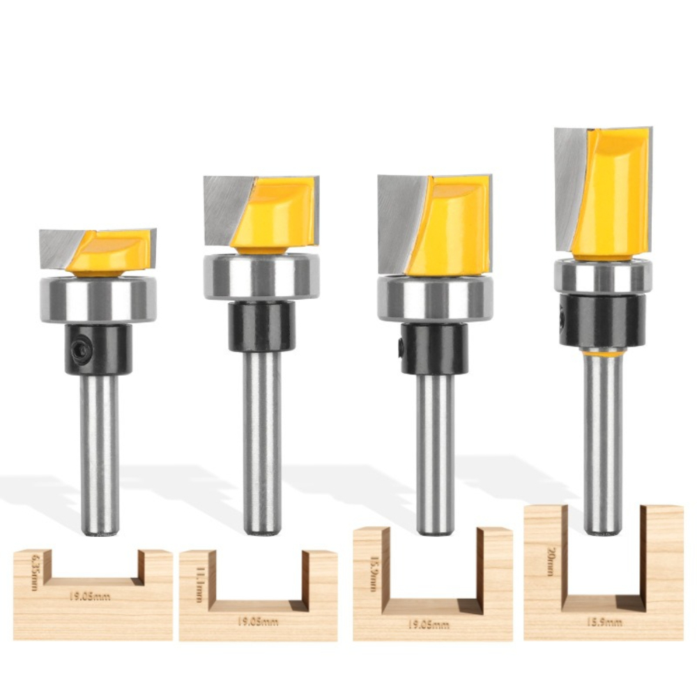 Fresa de enrasar con vástago d - Router Bits For Woodworking reseña y precio