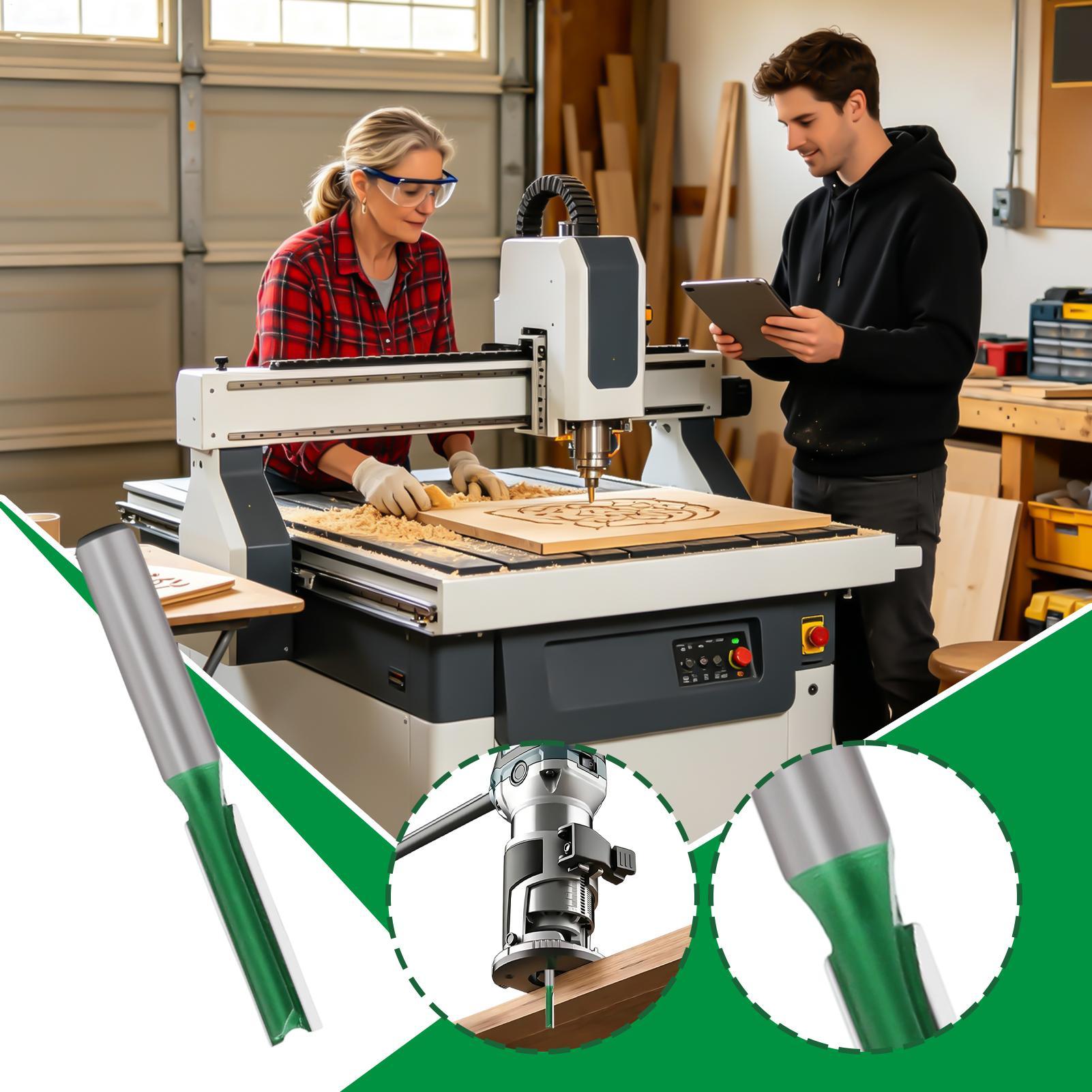 Fresa recta de 8 mm de diámetr - Router Bits For Woodworking reseña y precio