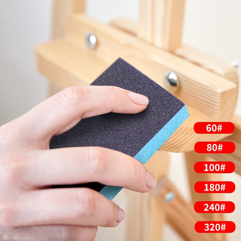 6 esponjas de lijado, bloques  - Woodworking Veneer reseña y precio