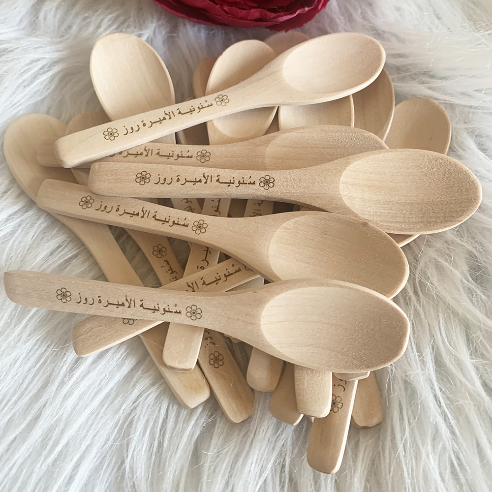 Cuchara de madera con logotipo - Woodworking Logos reseña y precio