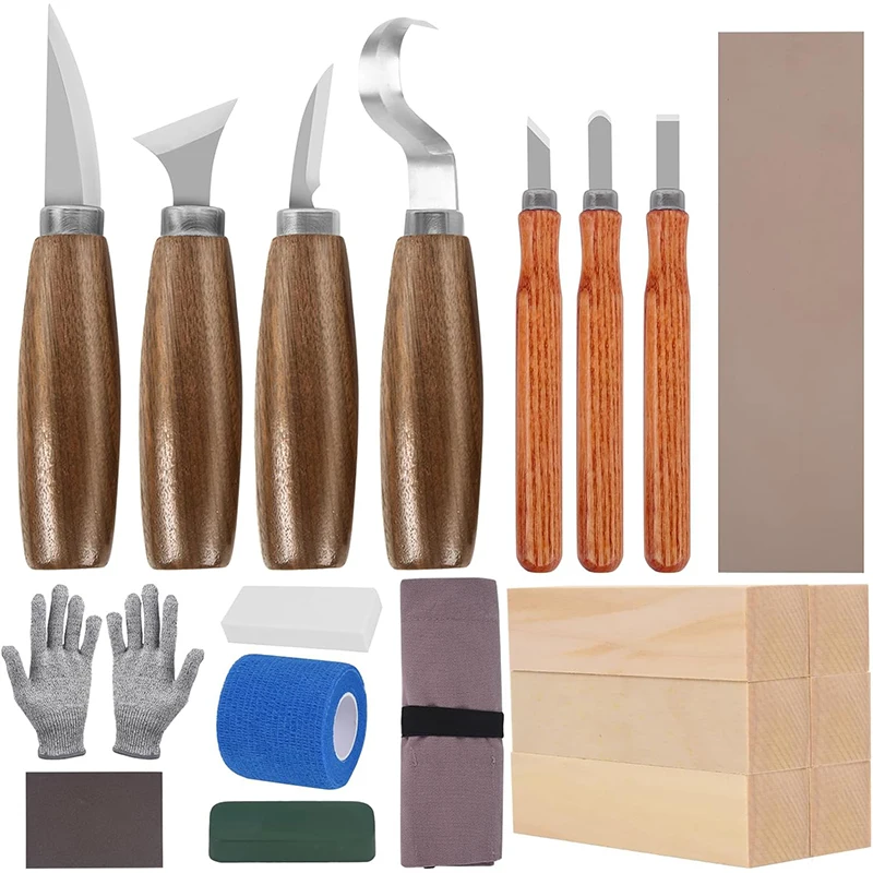 Kit de tallado en madera, jueg - Woodworking Kits For Adults reseña y precio