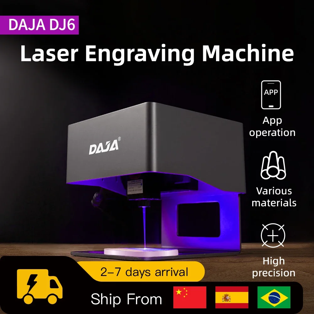 Grabador láser DAJA CNC DIY DJ - Woodworking Logos reseña y precio