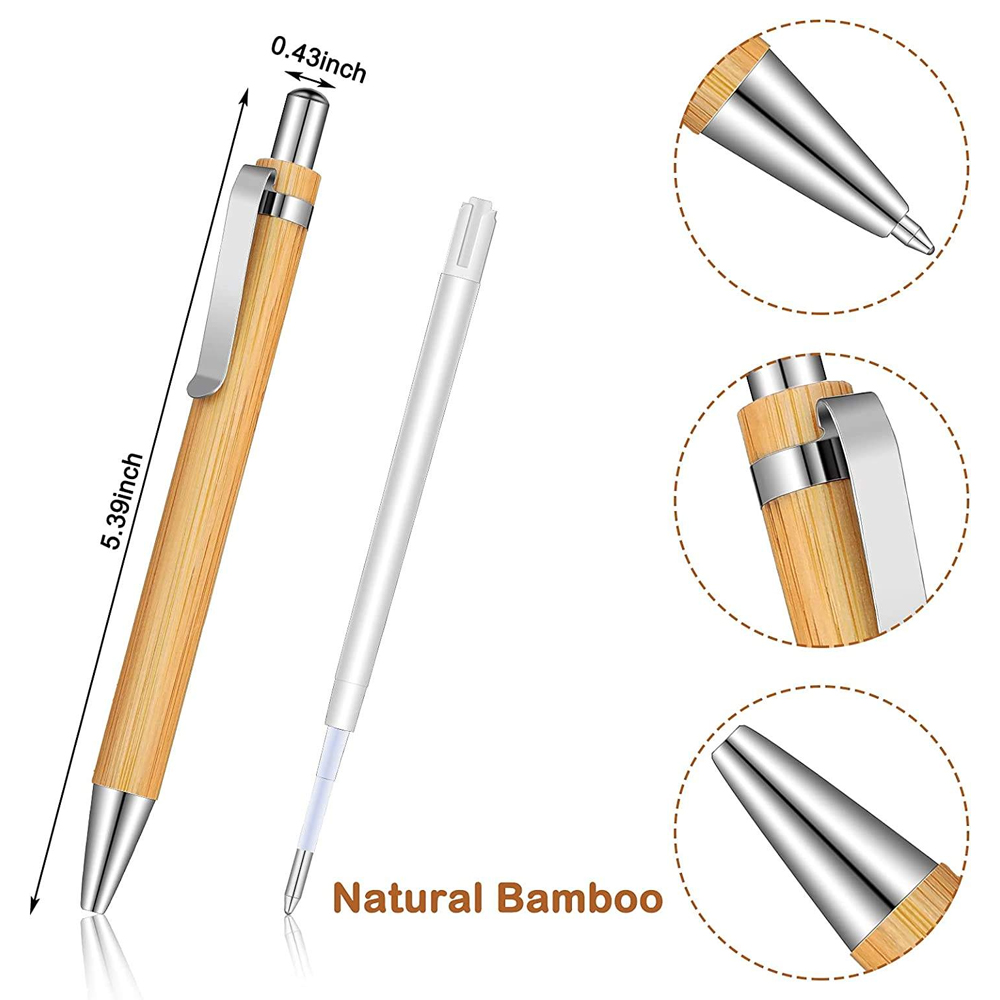 Bolígrafo de Bambú en Blanco p - Woodworking Logos reseña y precio
