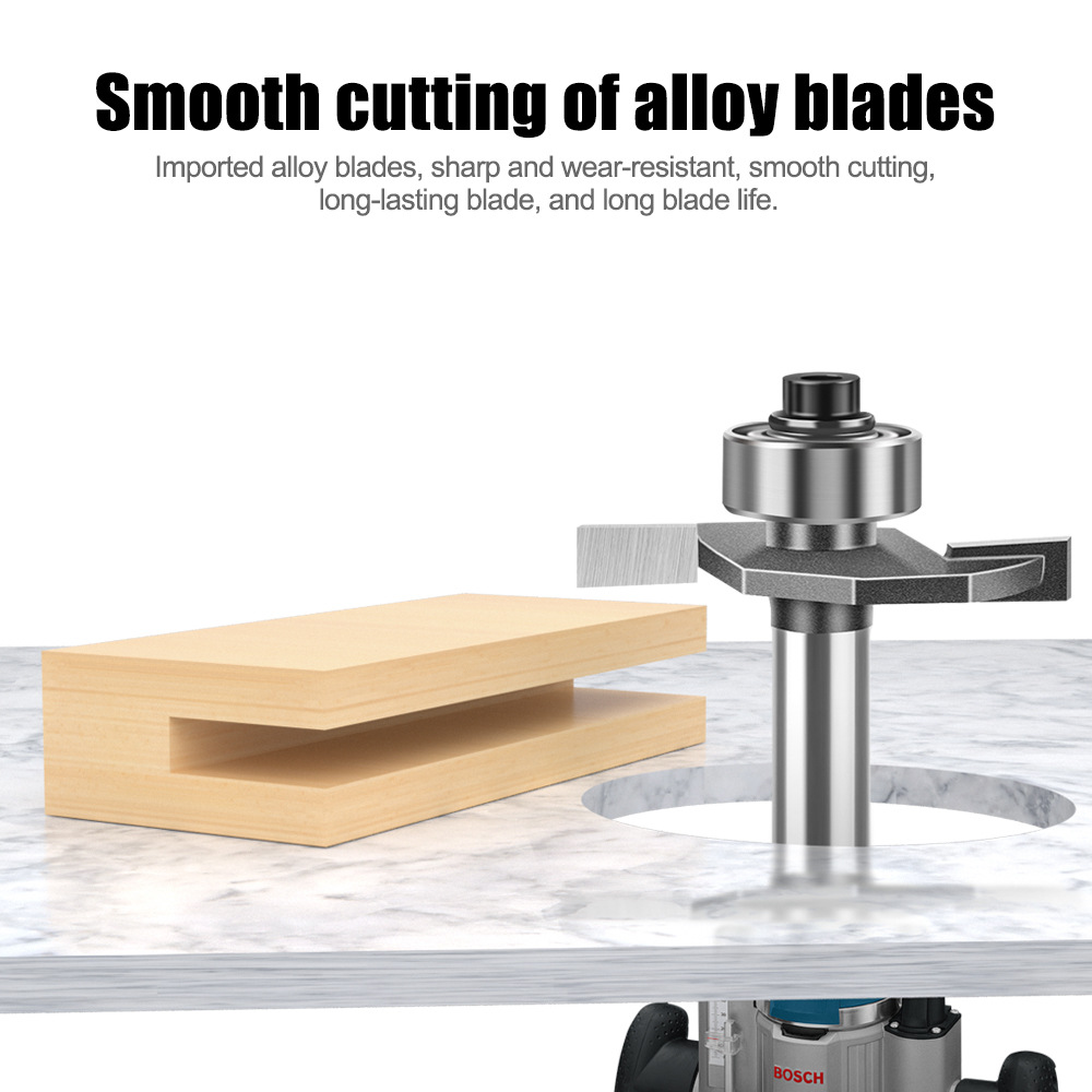 Fresa de ranurado en T de 1/4- - Router Bits For Woodworking reseña y precio