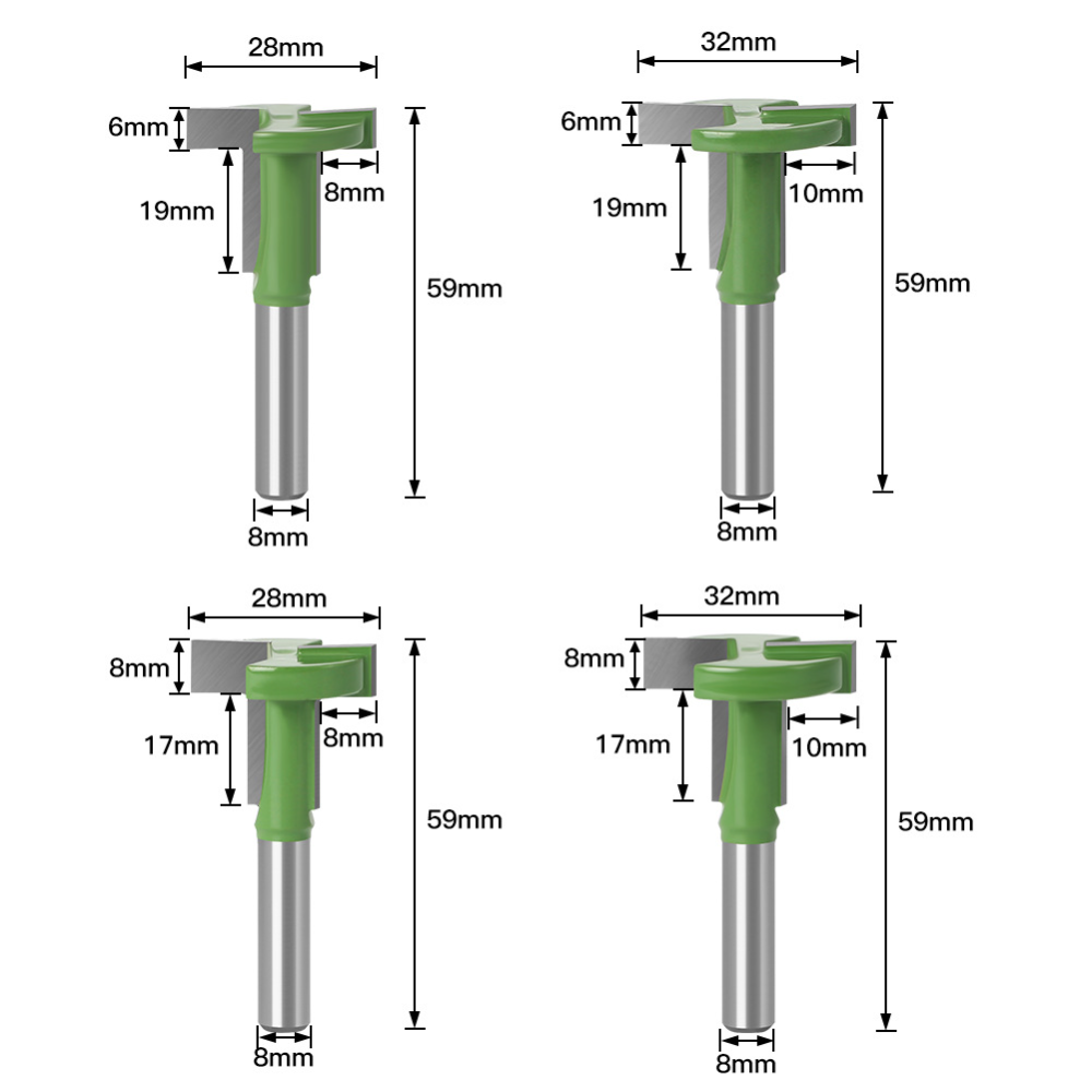 Juego de brocas para router co - Router Bits For Woodworking reseña y precio