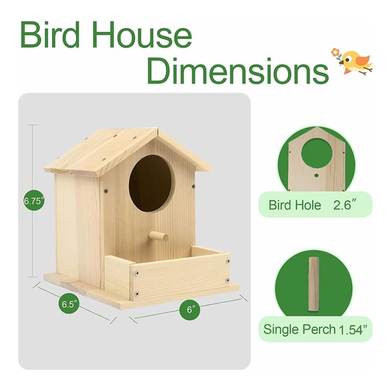 Kits de casitas para pájaros A - Woodworking Kits For Adults reseña y precio