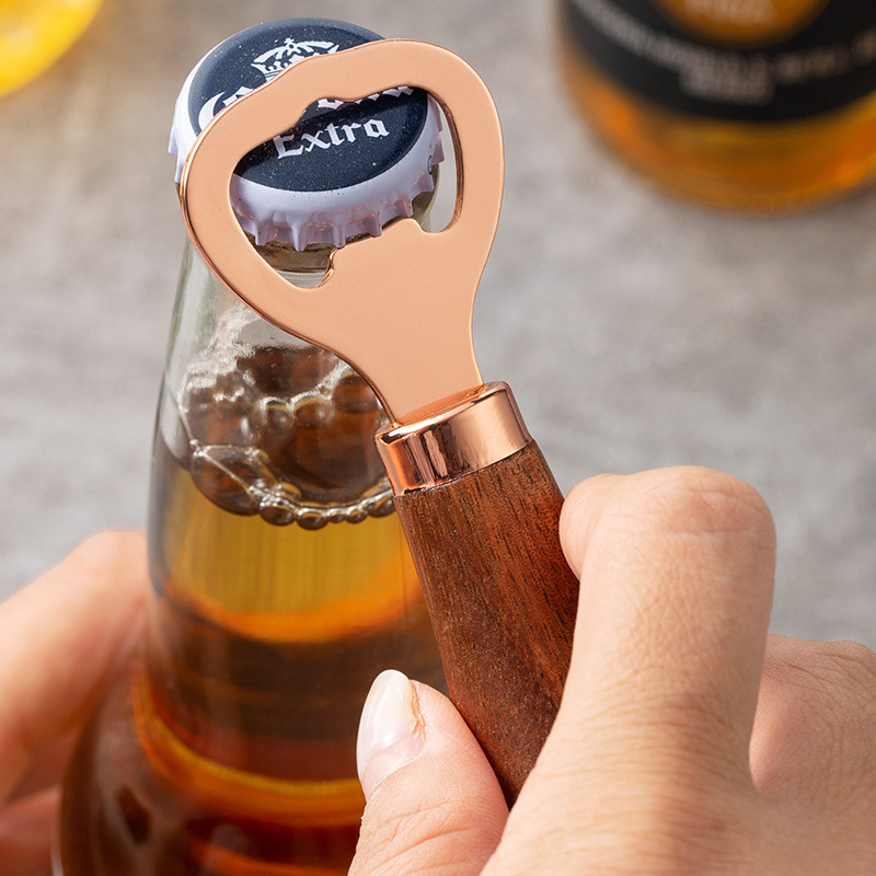 Abridor de botellas de cerveza - Woodworking Logos reseña y precio