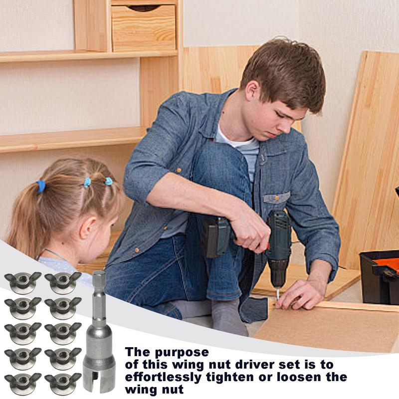 Kit de tuercas de ala, pernos  - Woodworking Kits For Adults reseña y precio
