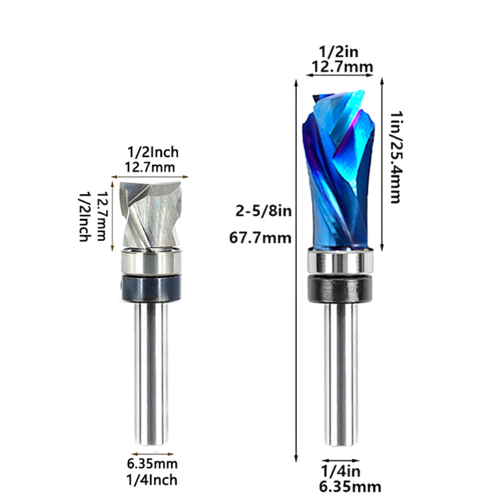 Fresa de corte en espiral para - Router Bits For Woodworking reseña y precio