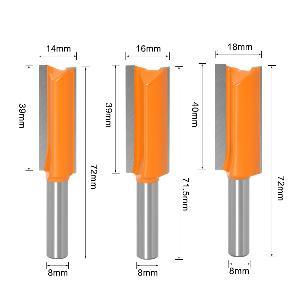 Fresa recta para router, con v - Router Bits For Woodworking reseña y precio